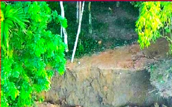 বিয়ানীবাজারে কুশিয়ারা নদীর ভ/য়াবহ ভাঙন, বিলীন সড়ক